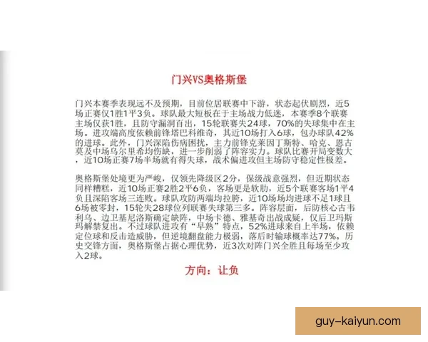 门兴防守体系在新赛季下的表现分析与趋势判断